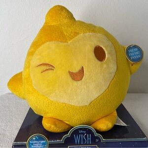 Disney Wish Hug Wish Star Plush Toy Light Up Cuddle Companion 10 Inch